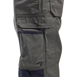 Pantalon de travail paysagiste homme Vert armée/Noir - BLAKLADER - 145418354699