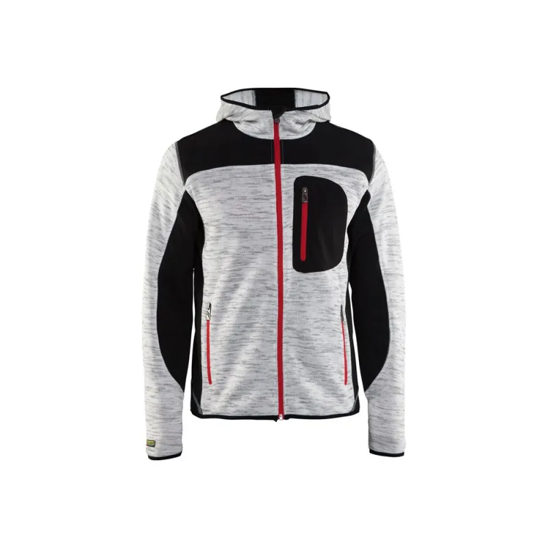 Veste de travail Tricotée Gris chiné/Noir - BLAKLADER - 493021179099