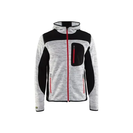 Veste de travail Tricotée Gris chiné/Noir - BLAKLADER - 493021179099