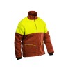 Veste anti-coupure FRANCITAL, PRIOR, EN 380-11 rouge/jaune
