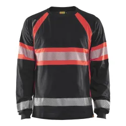 T-SHIRT MANCHES LONGUES HAUTE-VISIBILITÉ