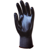 Gants Polyamide Gris, enduit Nitrile Noir dos aéré