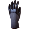 Gants Polyamide Gris, enduit Nitrile Noir dos aéré