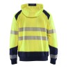 SWEAT ZIPPE A CAPUCHE HAUTE-VISIBILITE