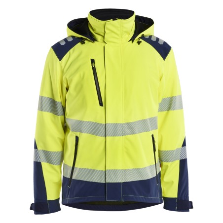 VESTE SOFTSHELL HIVER HAUTE-VISIBILITE