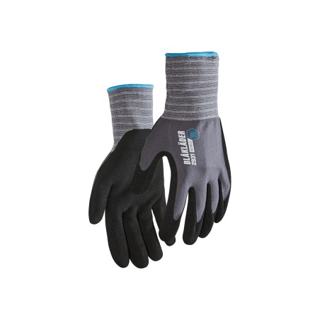 Gants de Travail Épais Enduits de Nitrile Microporeux