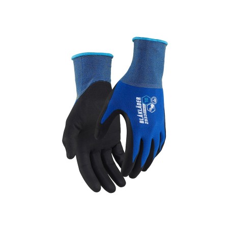Gants de Travail Tactiles Enduits de Nitrile Microporeux ESD