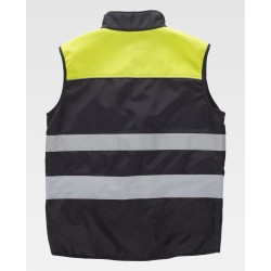 Veste Workshell Ripstop FLUO avec Bandes Réfléchissantes