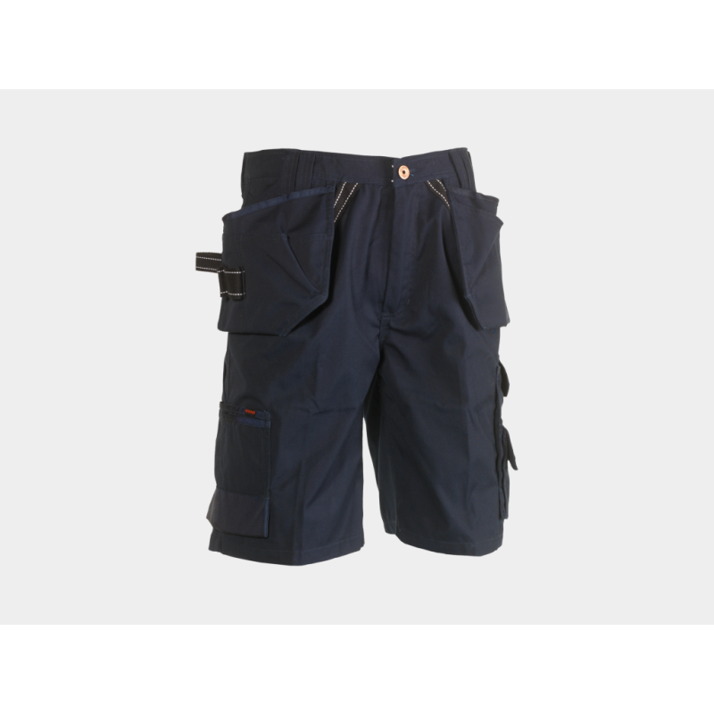 Bermuda de travail déperlant multi-poches avec poches à clous fixes