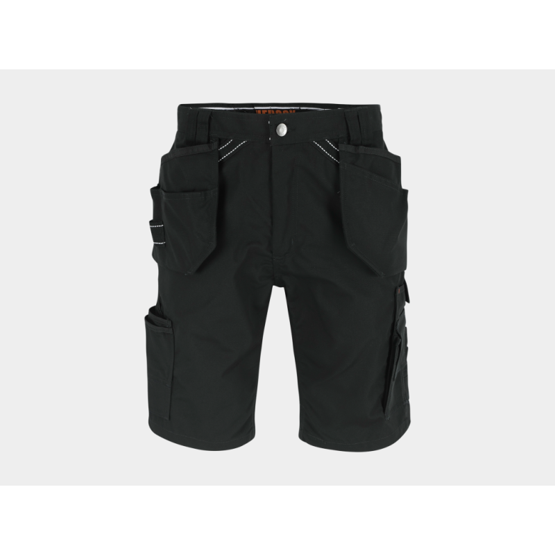 Bermuda de travail déperlant multi-poches avec poches à clous fixes