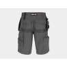 Bermuda de travail déperlant multi-poches avec poches à clous fixes
