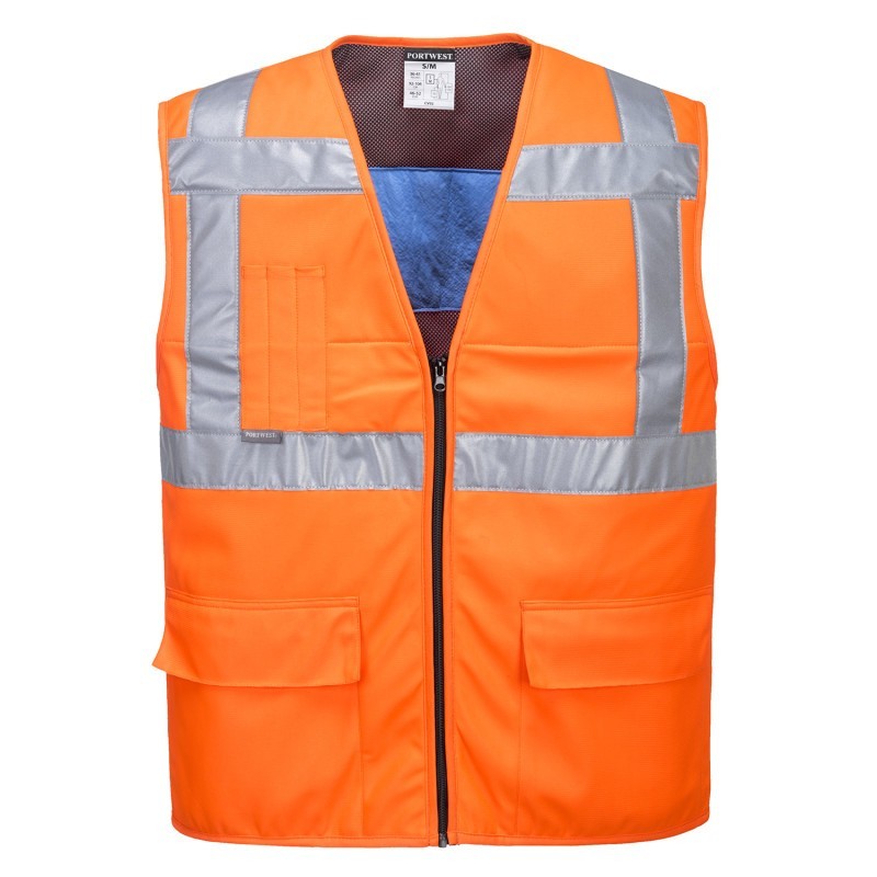 Gilet haute visibilité rafraîchissant