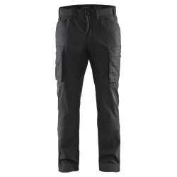 BLAKLADER | Pantalon de travail Slim Noir et gris - Service - 145198459899