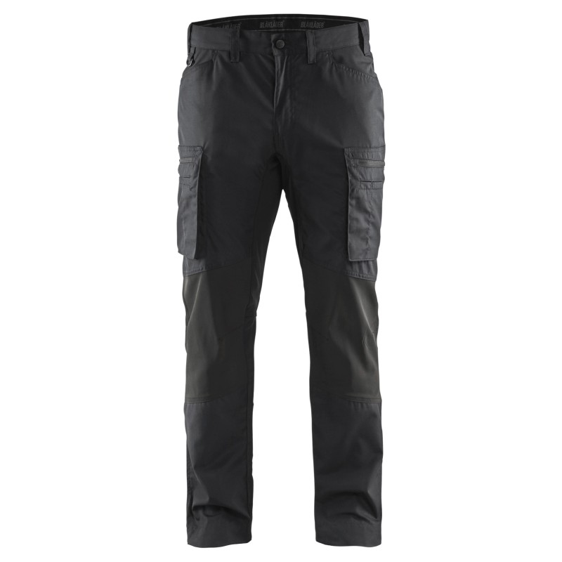 BLAKLADER | Pantalon de travail Slim Noir et gris - Service - 145198459899