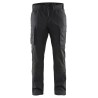 BLAKLADER | Pantalon de travail Slim Noir et gris - Service - 145198459899
