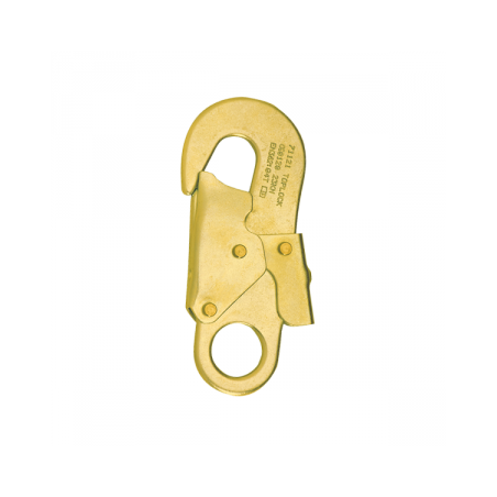 Connecteur crochet de sécurité acier 23 KN ouverture maxi 20mm- antichute - 71121 | TOPLOCK