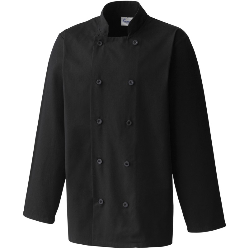 Veste de cuisinier manches longues  - Restauration Cuisine - PREMIER | PR657