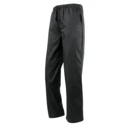 Pantalon de cuisinier élastique noir - Restauration Cuisine - PREMIER | PR553